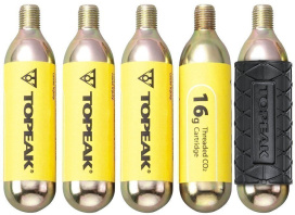 Картридж резьбовой Topeak TCOT-6 CO2 16G с защитным кожухом 5 шт