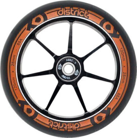 Колесо DISTRICT Dual Width Core 120x28mm Black-Orange