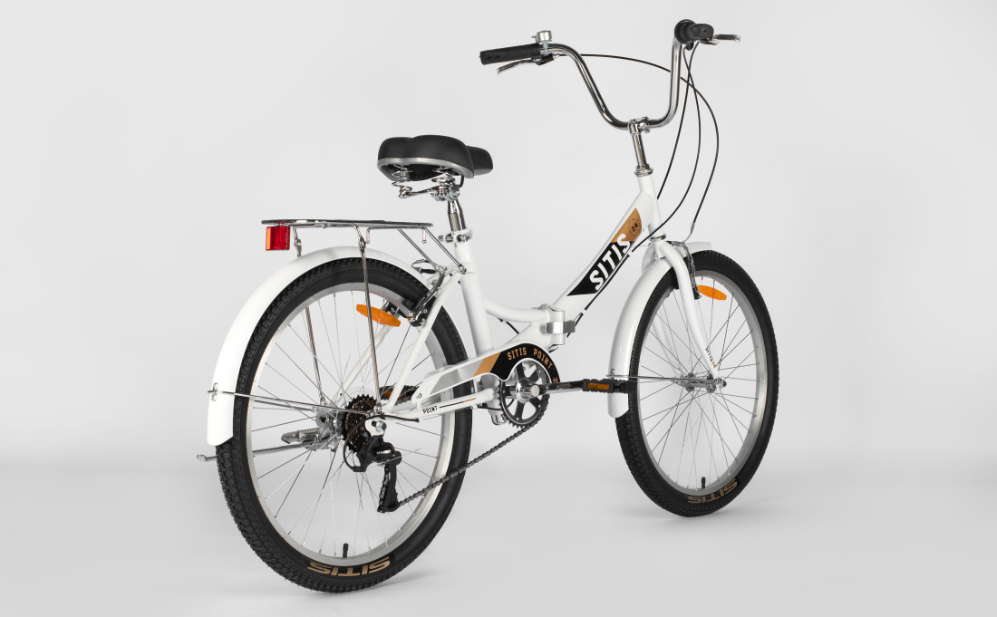 Велосипед SITIS POINT 7SP 24" (2025) White-Black-Beige