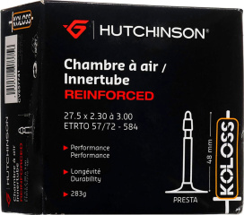 Велокамера HUTCHINSON  27,5"х2,3/3,0" F/V 48мм усиленная стенка 1,2мм