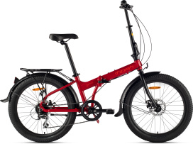 Велосипед HORH NEMO 8SP MD FAT 24" (2025) Red-Orange