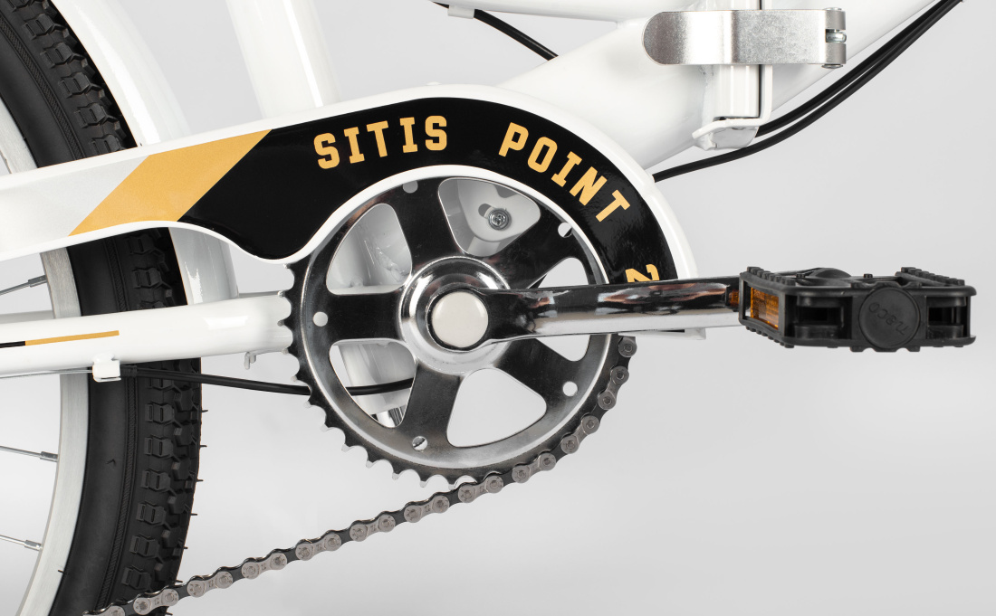 Велосипед SITIS POINT 7SP 24" (2025) White-Black-Beige