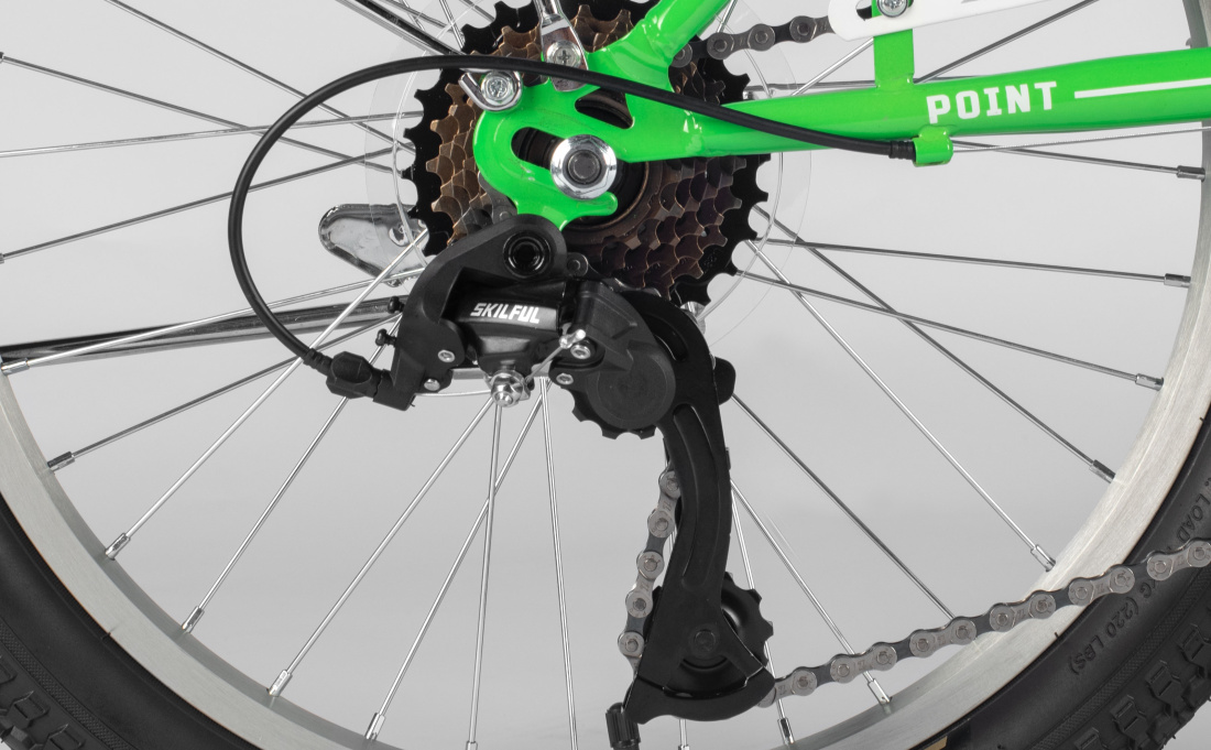 Велосипед SITIS POINT 7SP 20" (2025) Green-White-Black