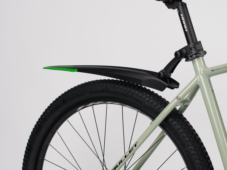 Комплект крыльев STS 831 24"-29" черно-зеленый