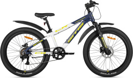 Велосипед SITIS CROSSER 7SP HD 24" (2025) Blue-White-Yellow
