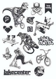 Стикеры наклейки Bike Centre 1