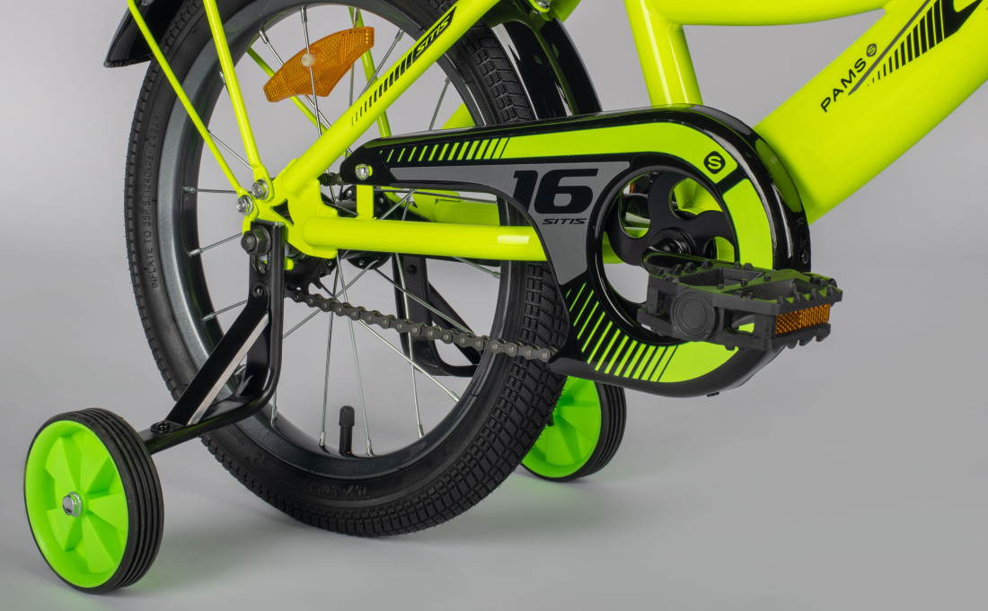 Велосипед SITIS PAMS 16" (2024) желто-черный