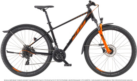 Велосипед KTM CHICAGO STREET 29 (2024) Flaming Black-Orange