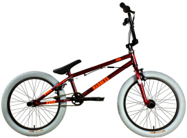 Велосипед Stark Madness BMX 3 (2025) бордовый-оранжевый-серый