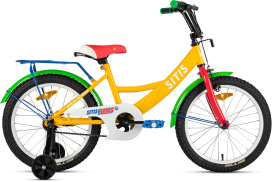 Велосипед SITIS PAMS 18 (2025) Yellow-Green-Red