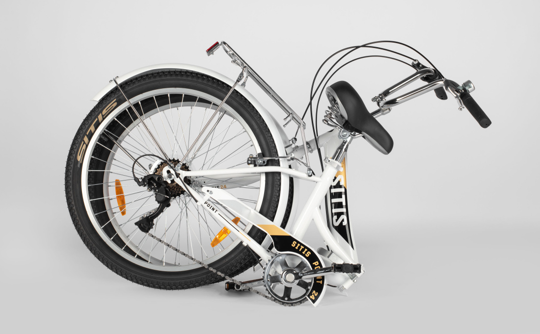 Велосипед SITIS POINT 7SP 24" (2025) White-Black-Beige