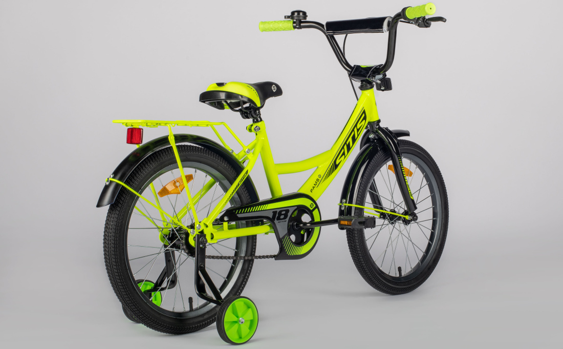 Велосипед SITIS PAMS 18" (2024) желто-черный