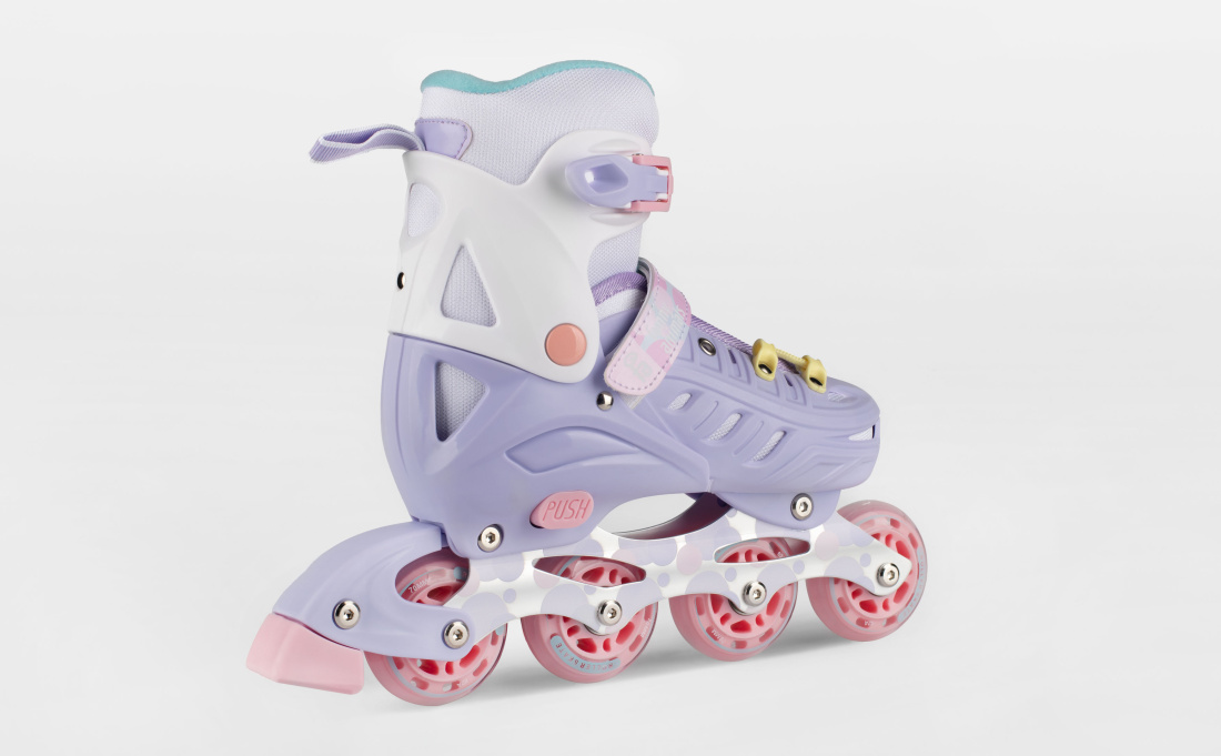 Ролики FUNNY ANIMALS BRIGHT Purple