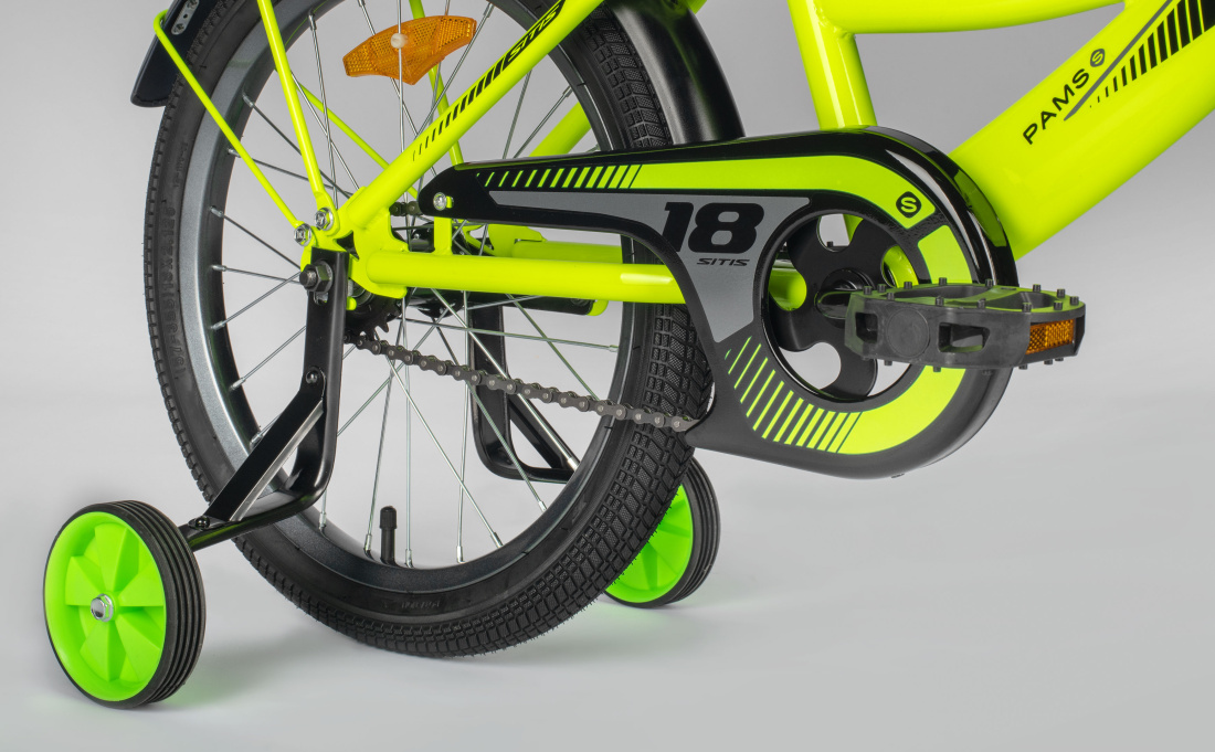 Велосипед SITIS PAMS 18" (2024) желто-черный