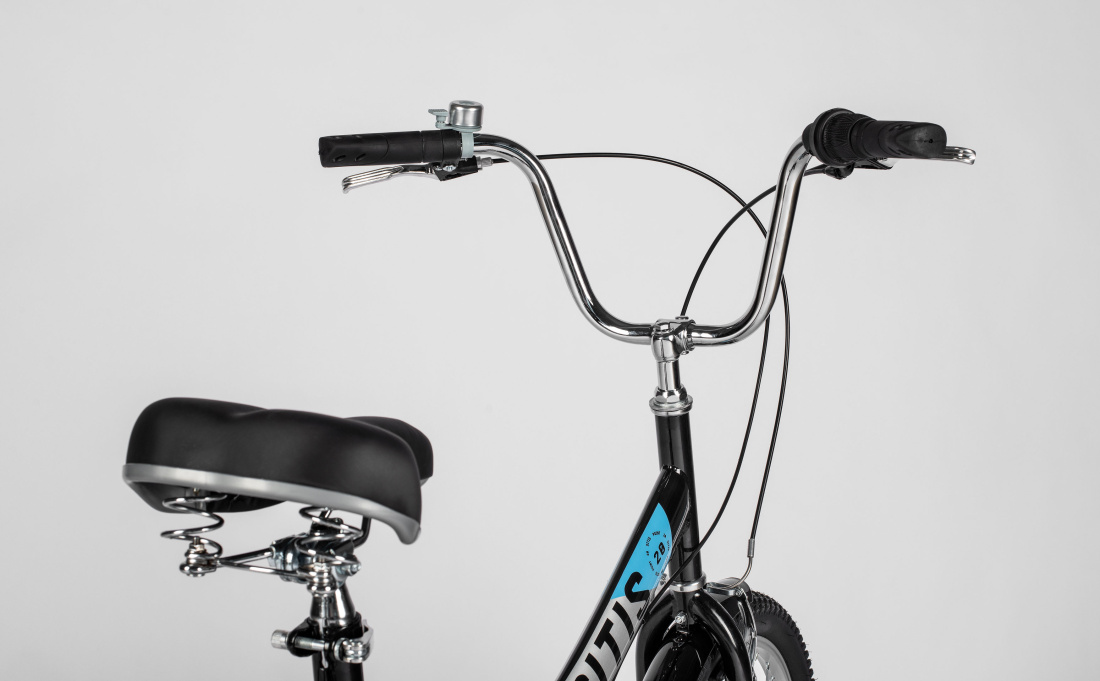 Велосипед SITIS POINT 7SP 20" (2025) Black-Grey-Blue