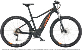 Электровелосипед KTM MACINA RIDE 591 LTD Black Matt-Orange