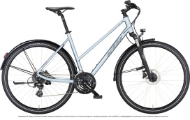 Велосипед KTM X-LIFE TRACK STREET H Azzurro Silver-Dark Gr.-Gr