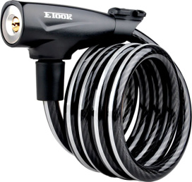 Замок трос ETOOK ET455R 1500x12mm 900g Black