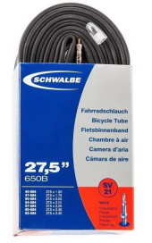 Велокамера Schwalbe 27.5"x1.5-2.40 (40/62-584) SV21 40мм EK