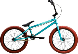 Велосипед Stark Madness BMX 5 (2025) бирюзовый/зеленый/коричневый