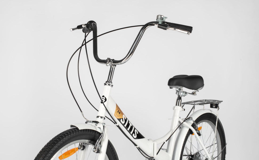 Велосипед SITIS POINT 7SP 24" (2025) White-Black-Beige