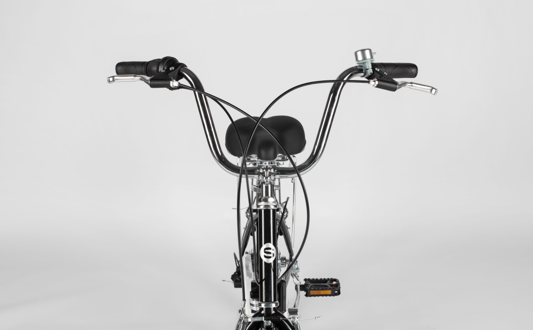 Велосипед SITIS POINT 7SP 20" (2025) Black-Grey-Blue