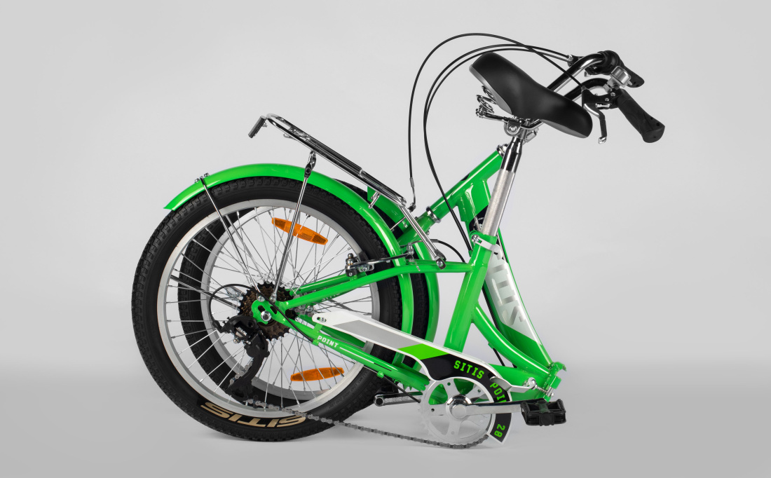 Велосипед SITIS POINT 7SP 20" (2025) Green-White-Black