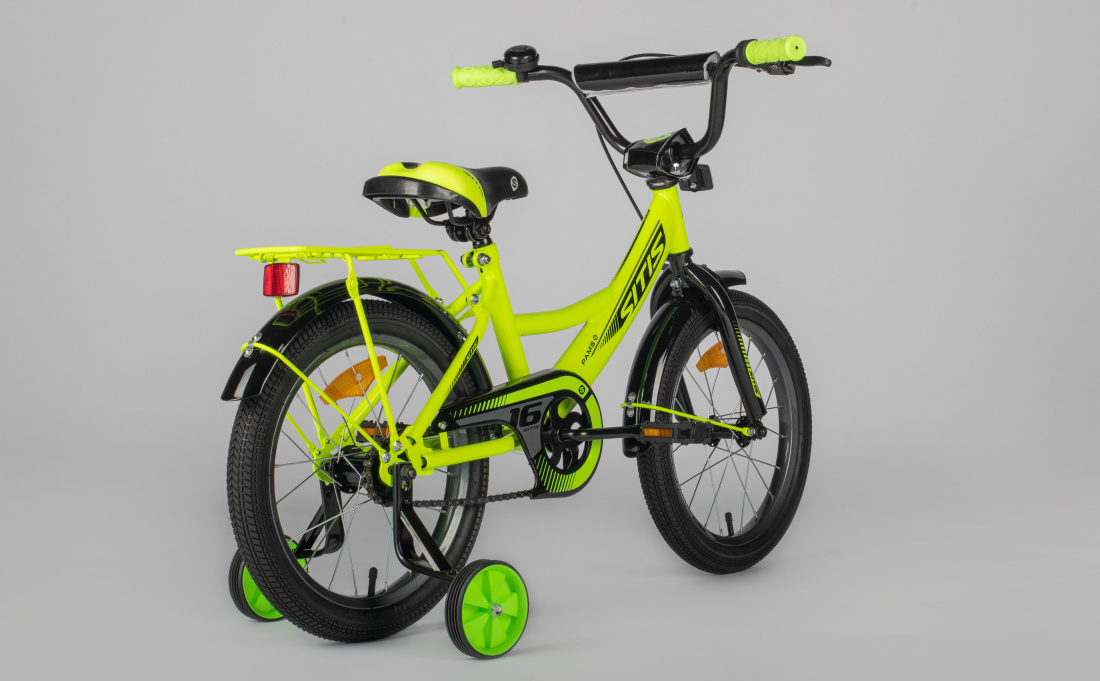 Велосипед SITIS PAMS 16" (2024) желто-черный