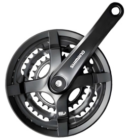 Система Shimano FC-MT501 48/38/28T 170мм квадрат черная б/уп OEM