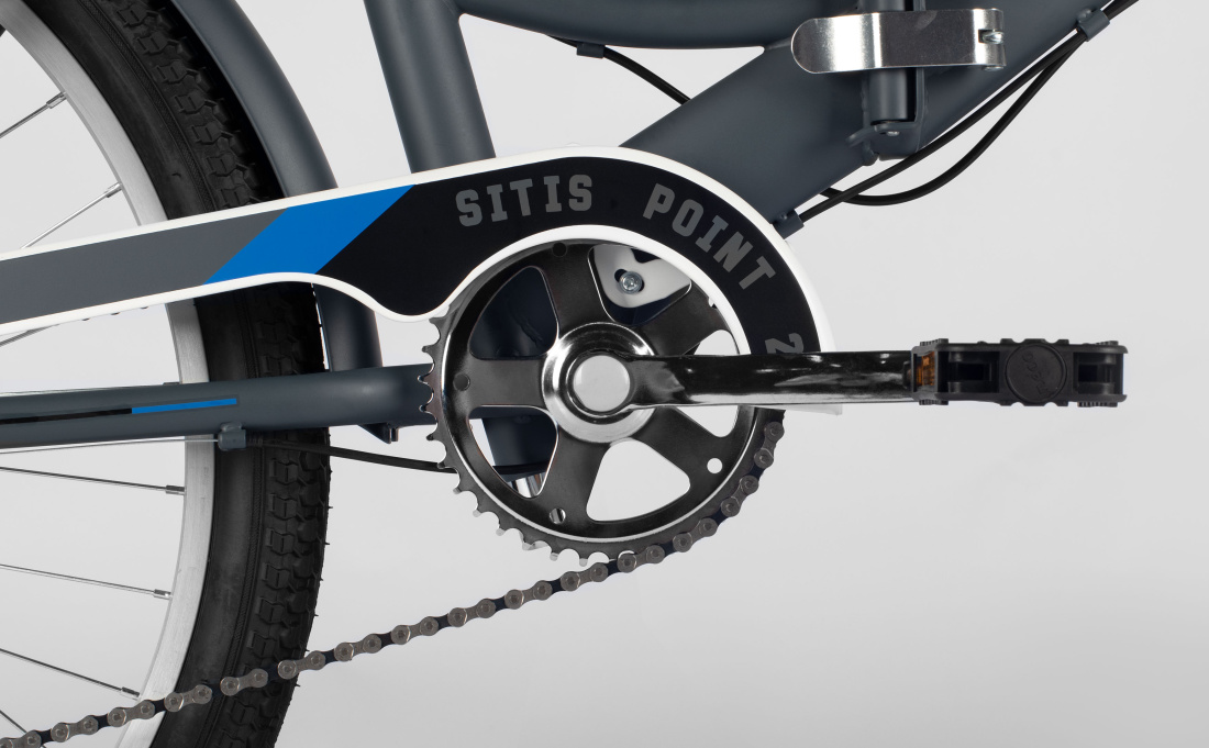 Велосипед SITIS POINT 7SP 26" (2025) Grey-Black-Blue