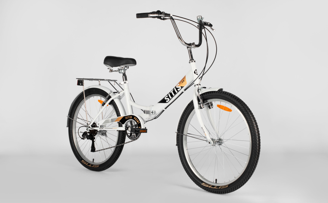 Велосипед SITIS POINT 7SP 24" (2025) White-Black-Beige