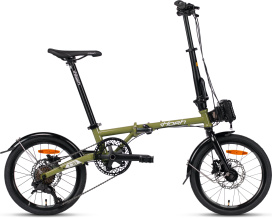 Велосипед HORH T16 16" (2024) Khaki Green-White