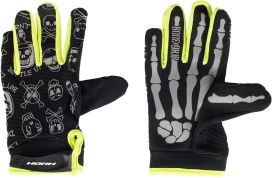 Велоперчатки подростковые HORH 7065 длинные пальцы черно-зеленый