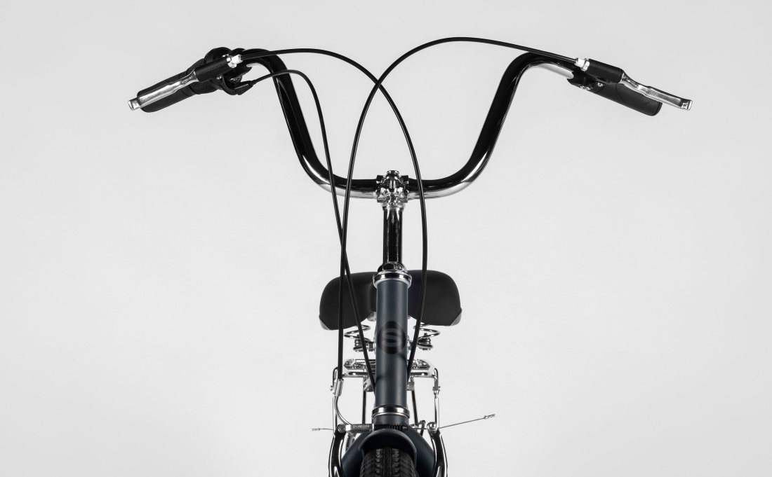 Велосипед SITIS POINT 7SP 26" (2025) Grey-Black-Blue