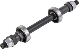 Ось задняя 170мм под гайки с промподш.